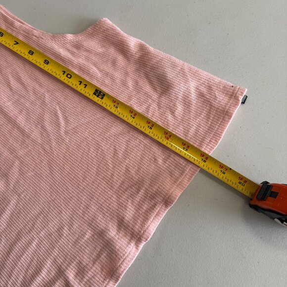 Volcom Lived in Lounge Waffle Knit Sleeveless Crop Tank Top Shirt Womens Small - Picture 8 of 8